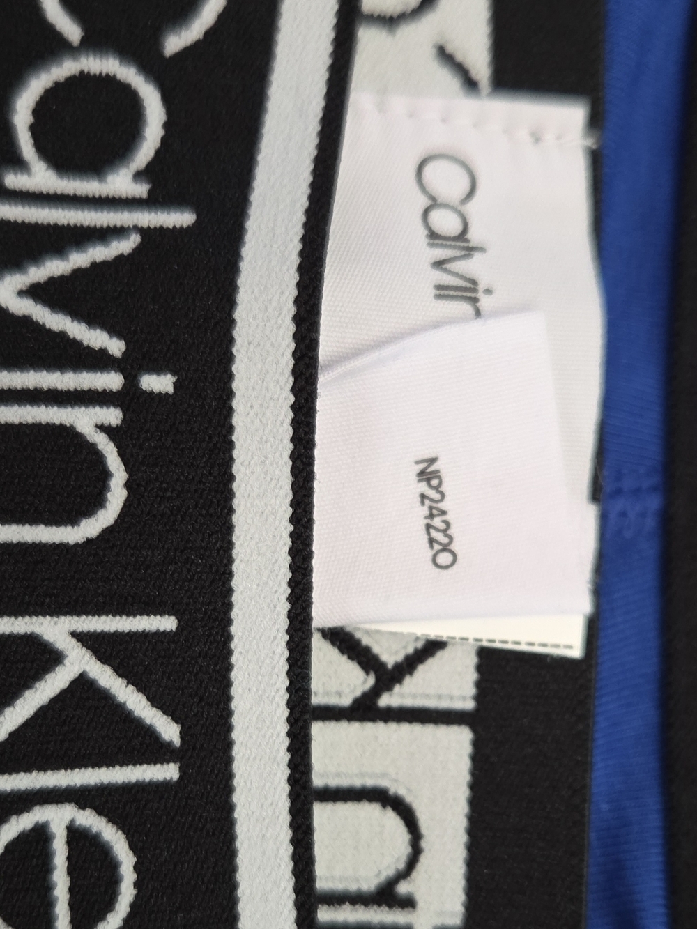 Calvin Klein Logo Band Sportswear - Black, White & Royal Blue
